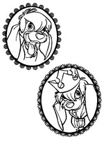 coloring page Anastasia