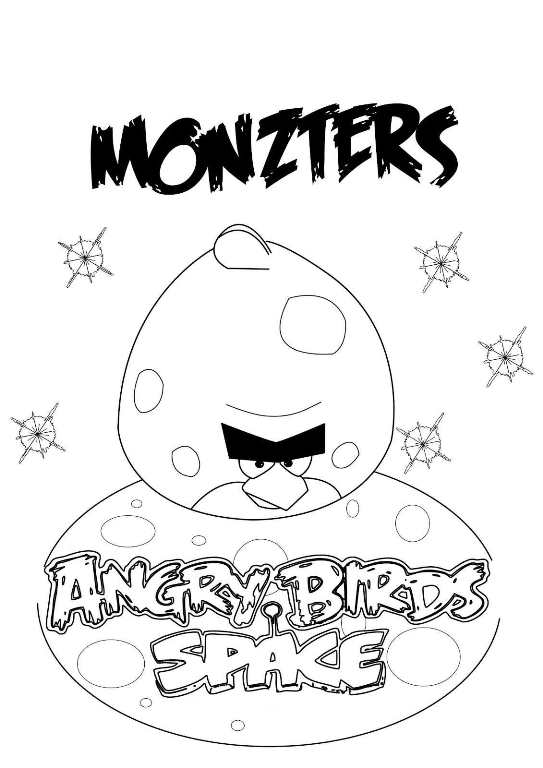 games angry birds space coloring pages - photo #41