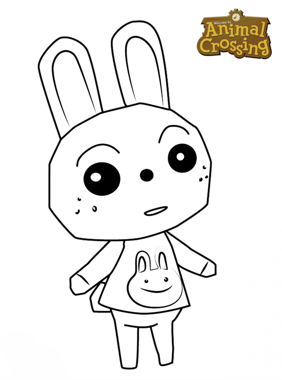 Coloring Pages Of Animal Crossing Timmy And Tommy Animal Crossing