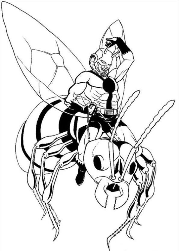 Kids-n-fun.com | 18 coloring pages of Ant man
