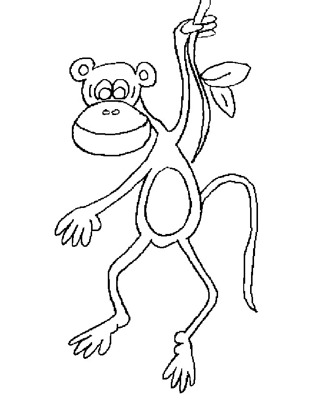 Kids-n-fun.com | 34 coloring pages of Monkeys