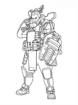 Kids-n-fun.com | 11 coloring pages of Apex Legends