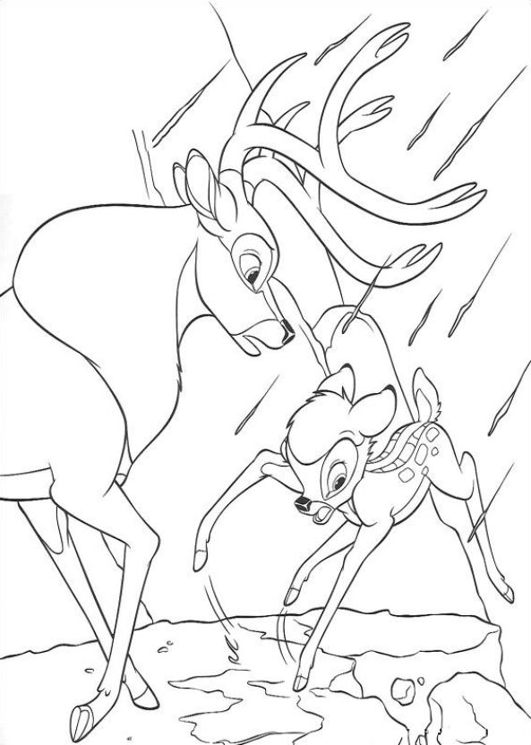 kidsnfun  29 coloring pages of bambi 2