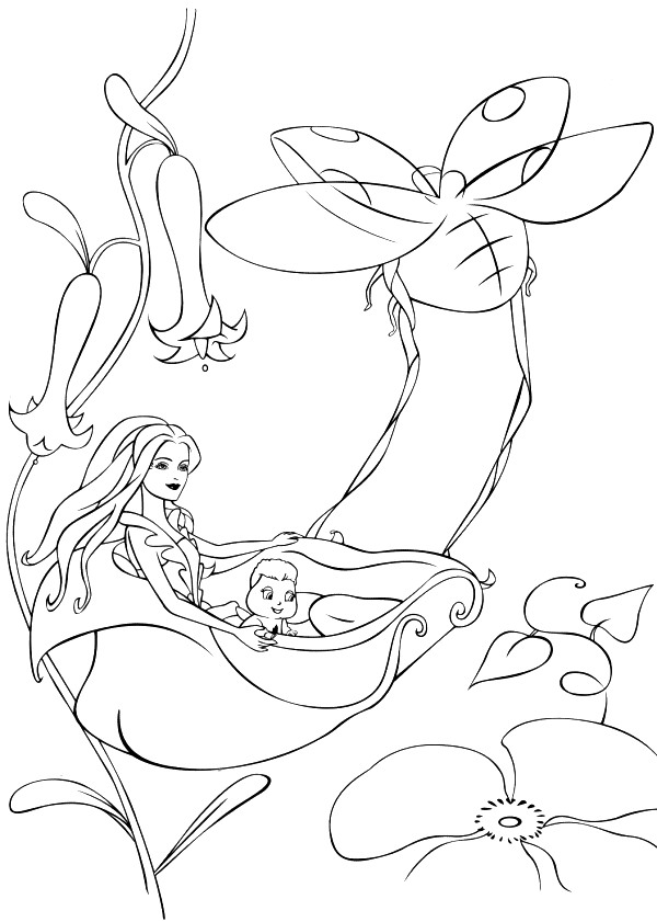 Kids Fun 21 Coloring Pages Barbie Fairytopia
