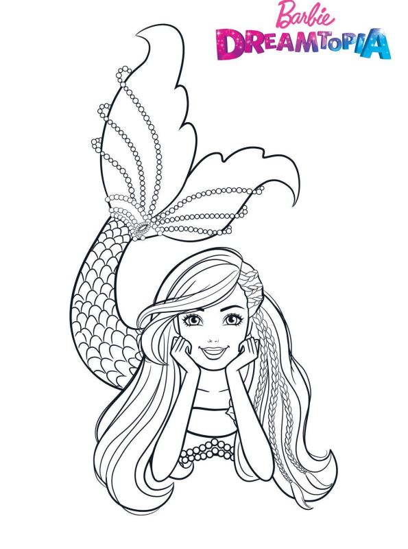 barbie mermaidia coloring pages