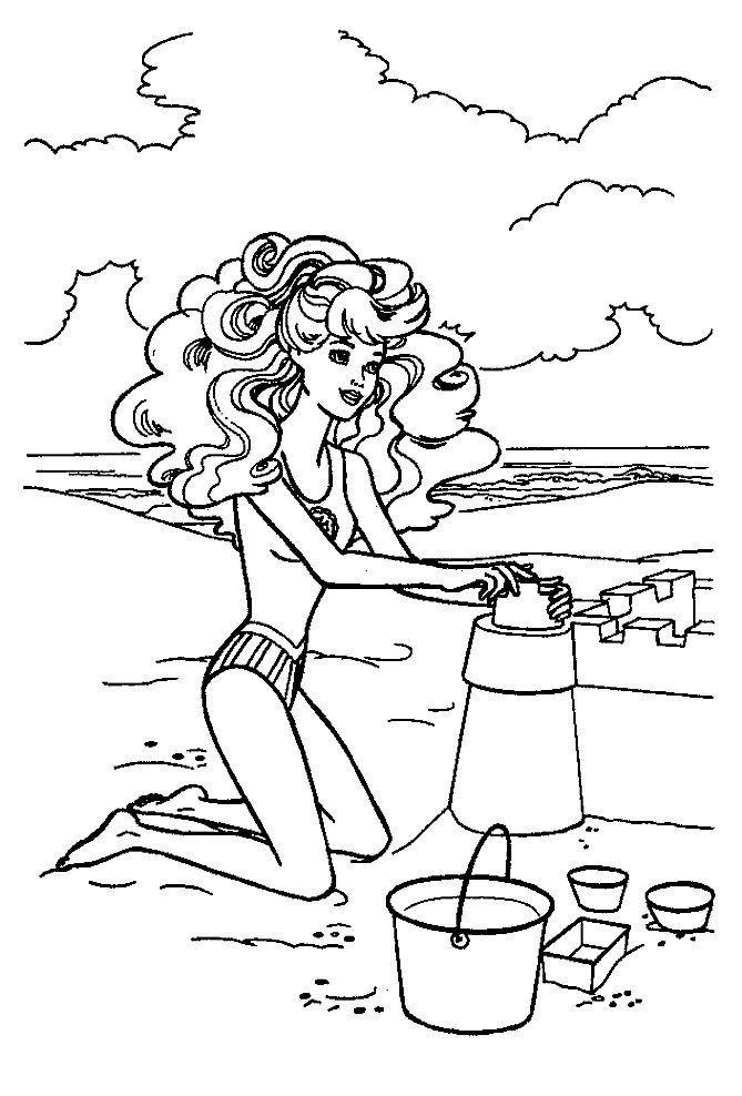 Kids-n-fun.com | 23 coloring pages of Barbie