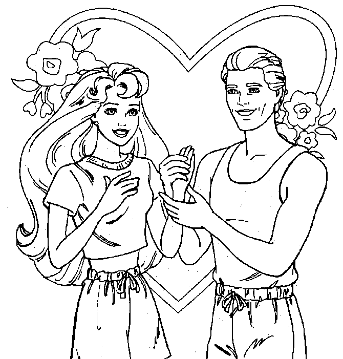 Kids-n-fun.com | 23 coloring pages of Barbie