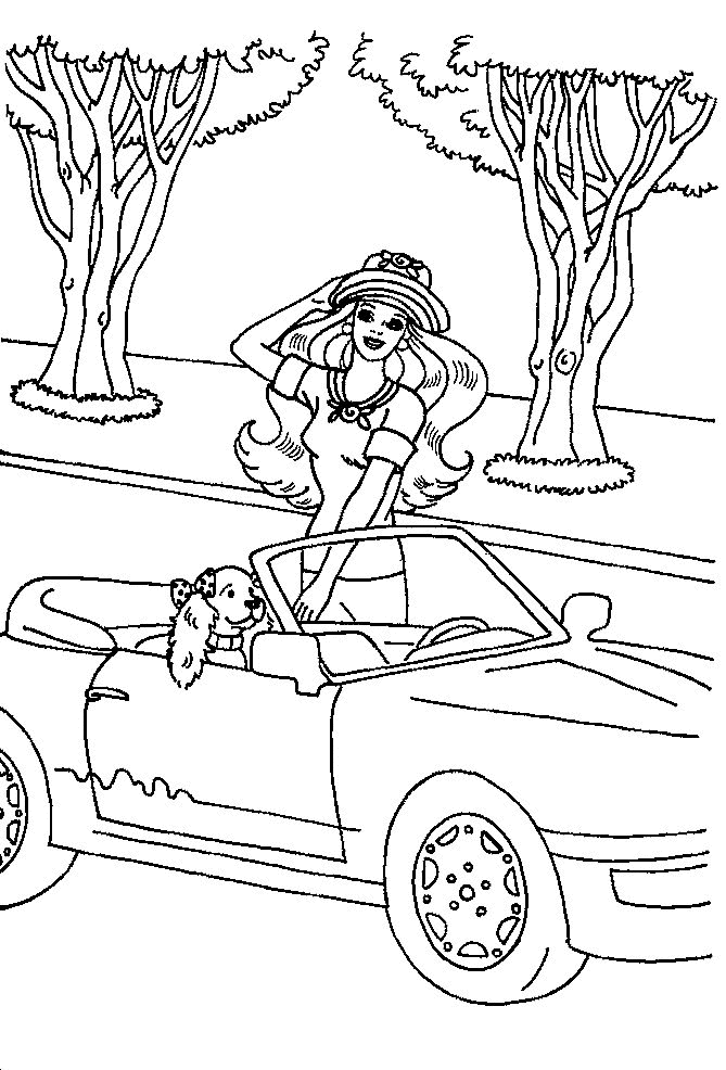 Kids-n-fun.com | 23 coloring pages of Barbie