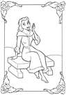 coloring page Beauty and the Beast
