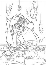 coloring page Beauty and the Beast