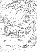 coloring page Beauty and the Beast