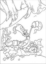 coloring page Beauty and the Beast