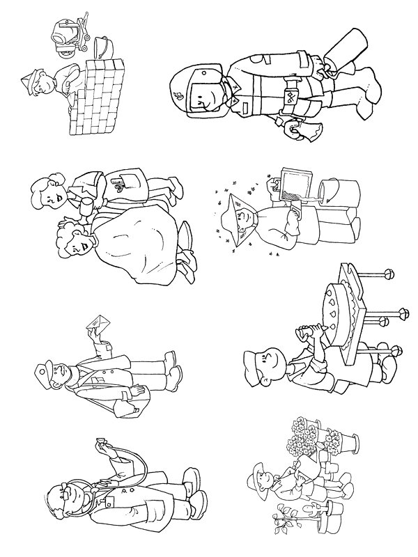Kids-n-fun.com | Coloring page Professions Professions