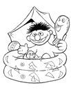 coloring page Sesame Street Bert and Ernie
