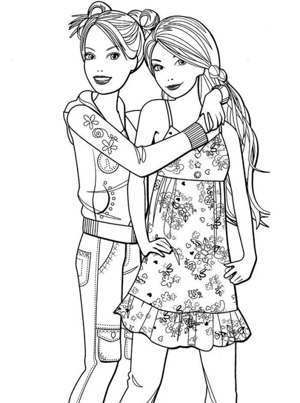 Kids-n-fun.com | Coloring page BFF BFF