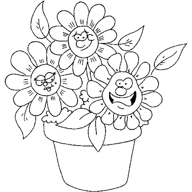 Kids-n-fun.com | 12 coloring pages of Flowers