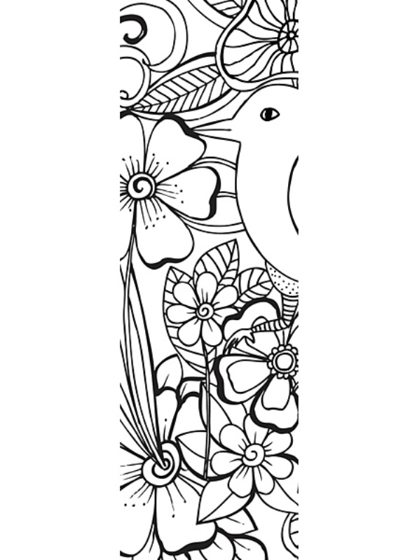 Kids-n-fun.com | Coloring page Bookmarks birds