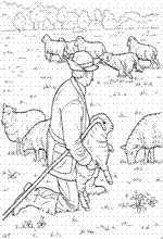 coloring page On the farm