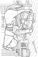 coloring page On the farm