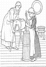 coloring page On the farm