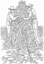 coloring page On the farm