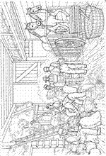 coloring page On the farm