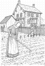 coloring page On the farm