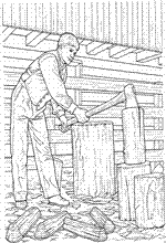 coloring page On the farm