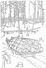coloring page On the farm