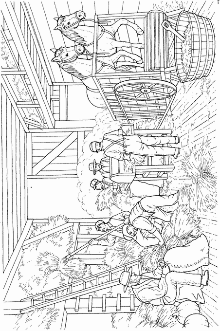 Kids-n-fun.com | Coloring page On the farm On the farm