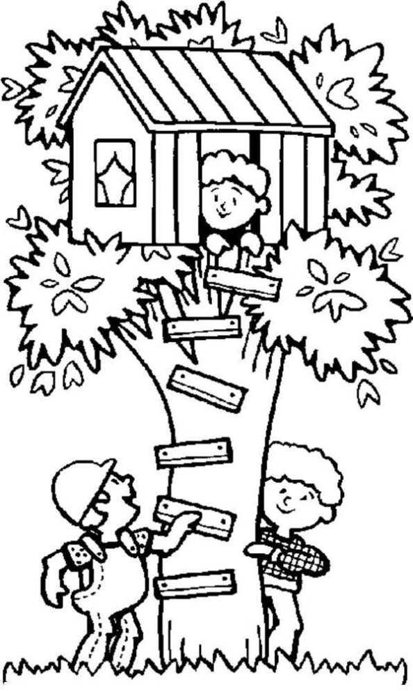 Kids-n-fun.com | 11 coloring pages of Treehouse