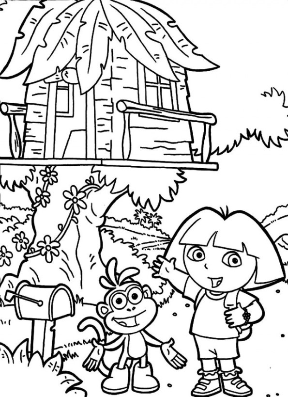 Kids-n-fun.com | 11 coloring pages of Treehouse