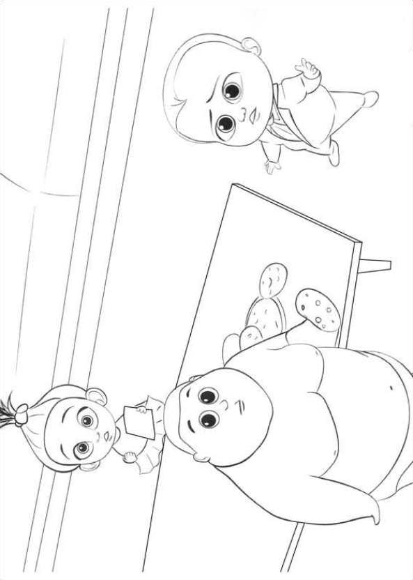 Kids N 27 Coloring Pages Of Boss Baby