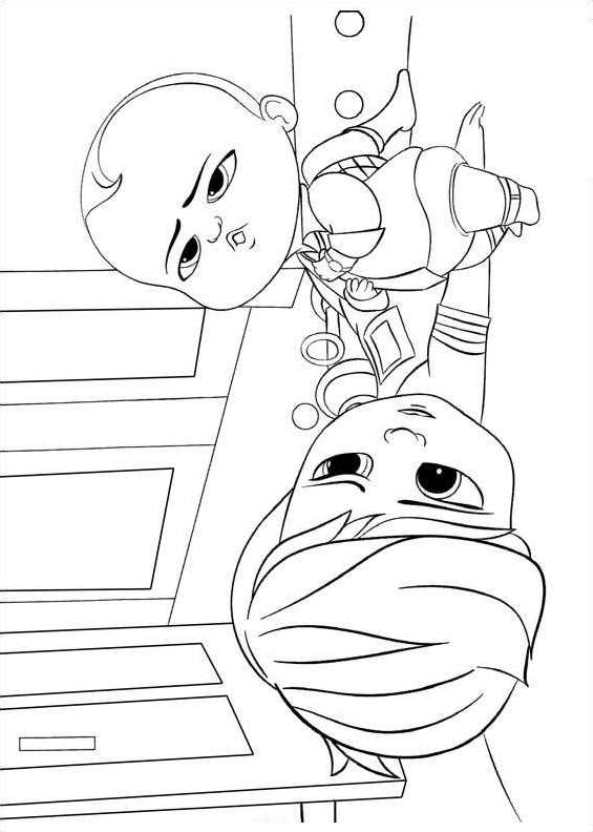 Kids-n-fun.com | 27 coloring pages of Boss baby