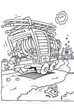 coloring page Fire brigade