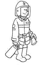 coloring page Fire brigade