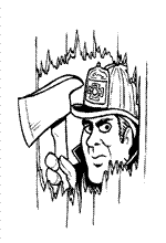 coloring page Fire brigade