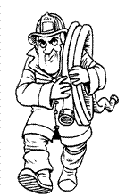 coloring page Fire brigade