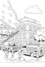 coloring page Fire brigade