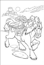 coloring page Brave