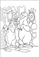 coloring page Brave