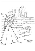coloring page Brave