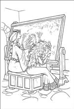 coloring page Brave