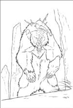 coloring page Brave