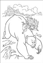 coloring page Brave