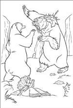 coloring page Brave