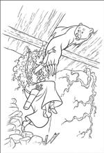 coloring page Brave