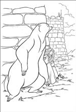 coloring page Brave
