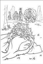 coloring page Brave