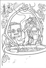coloring page Brave